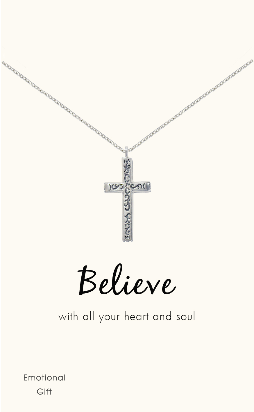 Cross silver pendant