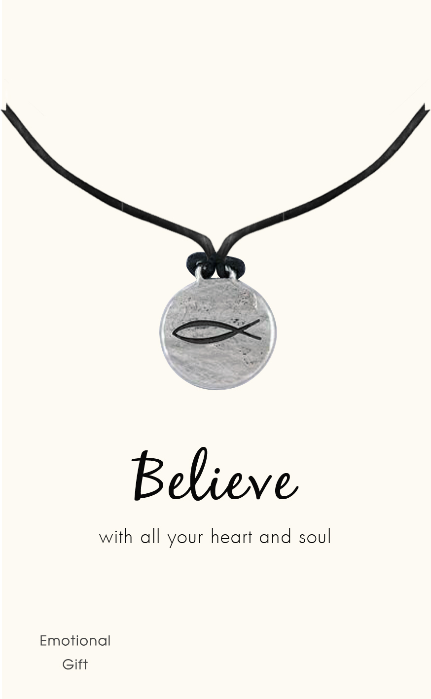 The fish silver pendant