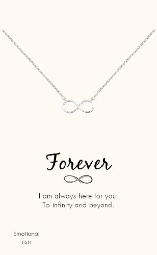 Infinite forever silver pendant