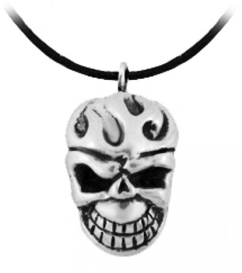 The angry skull pendant