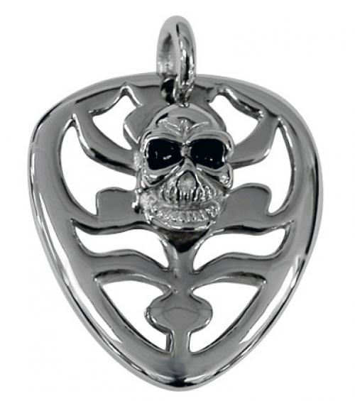 Biker skull pendant