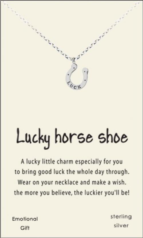 CHARMED LIFE HORSESHOE AMULET PENDANT