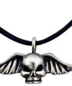 The  flying skull pendant