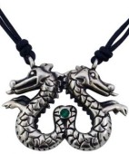 The two dragons pendant