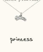Princess pendant necklace