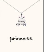 Princess\'s carriage pendant necklace