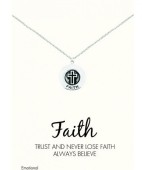 Cross Faith Pendant Necklace