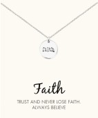 Faith silver pendant