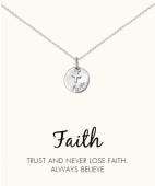 The cross faith silver pendant