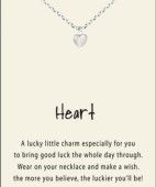 Heart silver pendant