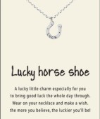 Lucky Horseshoe silver pendant