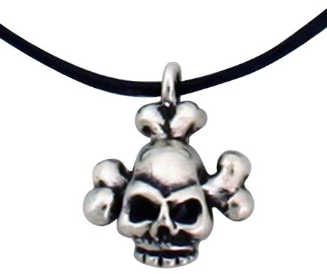 The bony skull pendant