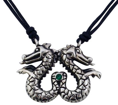 The two dragons pendant