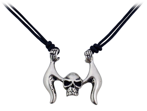 The bull skull pendant