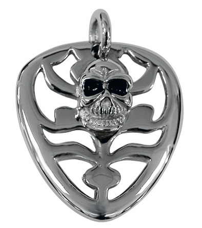Biker skull pendant