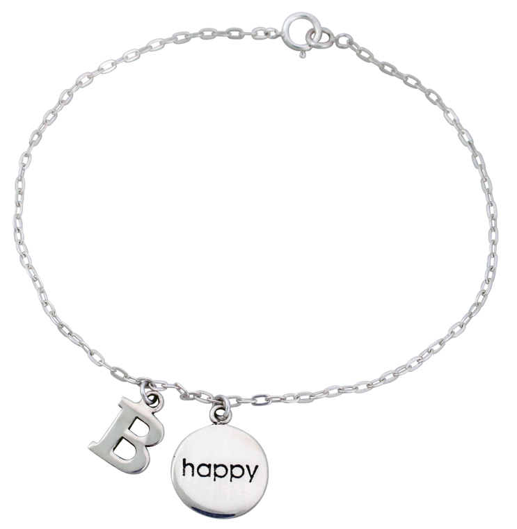 Be Happy Charm Bracelet