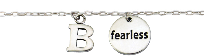 Be Fearless Charm Bracelet
