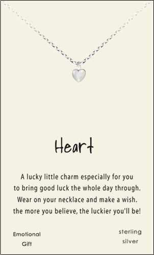 Heart silver pendant