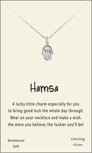 Hamsa silver pendant