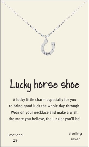 Lucky Horseshoe silver pendant